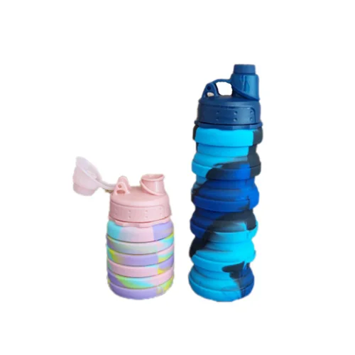 قمقمه سیلیکونی تاشو 500 میل