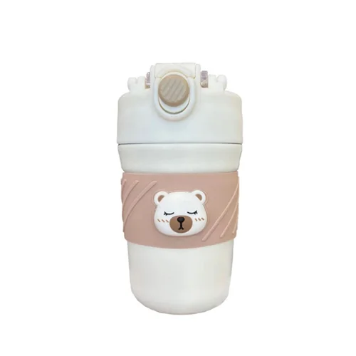 تراول ماگ دور سیلیکونی طرح خرسی