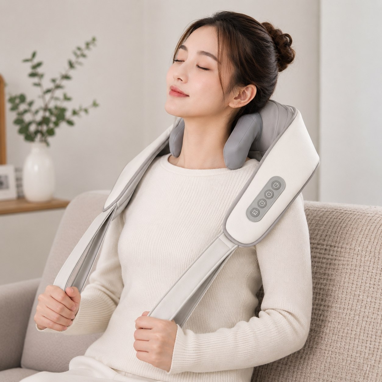 ماساژور خرچنگی کتف و گردن و بدن شارژی حرارتی JBY-820
