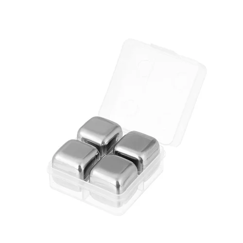 پکیج یخ مکعبی استیل 4 تایی اورجینال