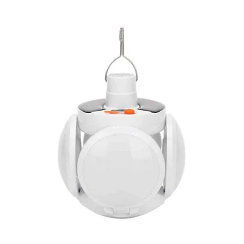 چراغ آویز دار سقفی اضطراری شارژی توپی 5 پر خورشیدی